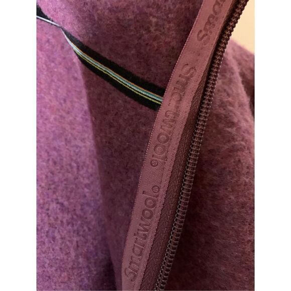 Smartwool Hudson Trail Fleece Poncho purple women’s size small NEW NWT - Picture 7 of 10